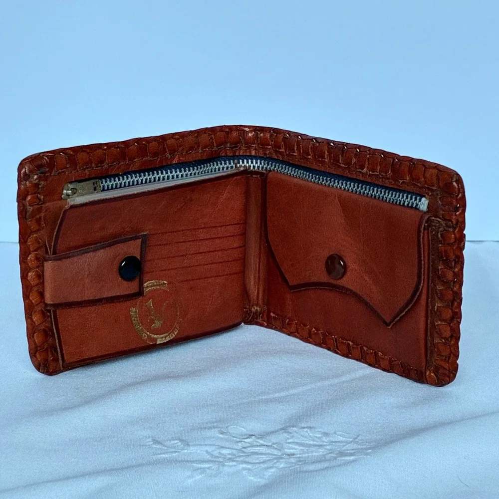 Vintage handcrafted leather